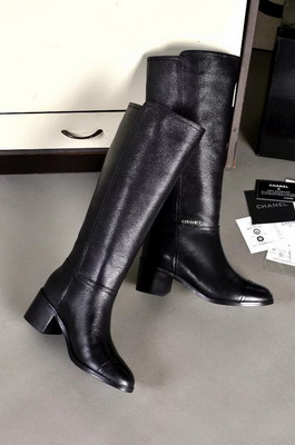 CHANEL Knee-high boots Lined with fur Women--016